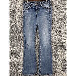 Silver Jeans‎ Suki Womens 27 X 33 (Actual 28 X 30) Bootcut Embroidered